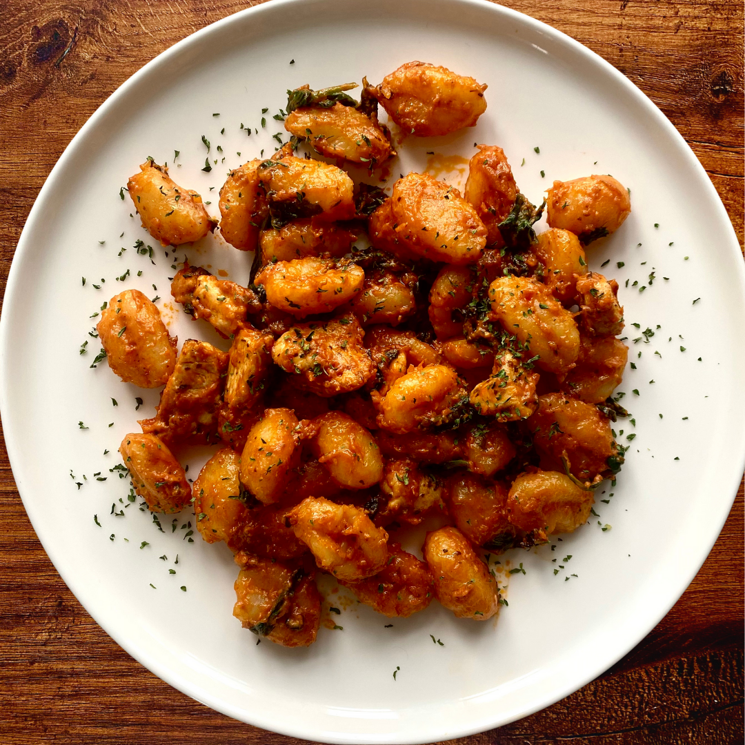 Red Pesto Chicken Gnocchi